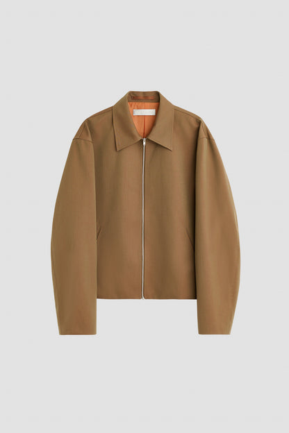 MINI JACKET Bronze Cangiante Fine Wool