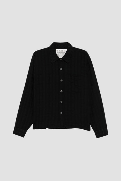 PRIORITY SHIRT Black Check