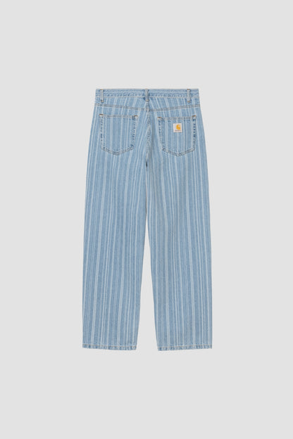 RYLAN PANT STRIPE, Blue stone bleached