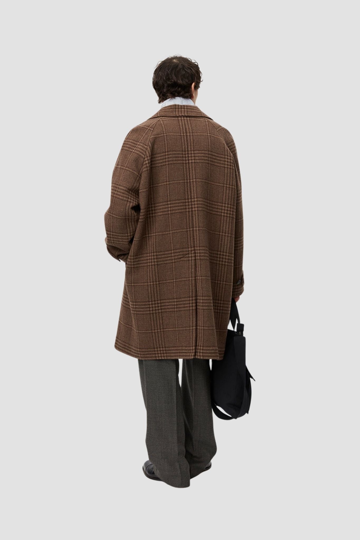 ACCESSION COAT BROWN CHECK