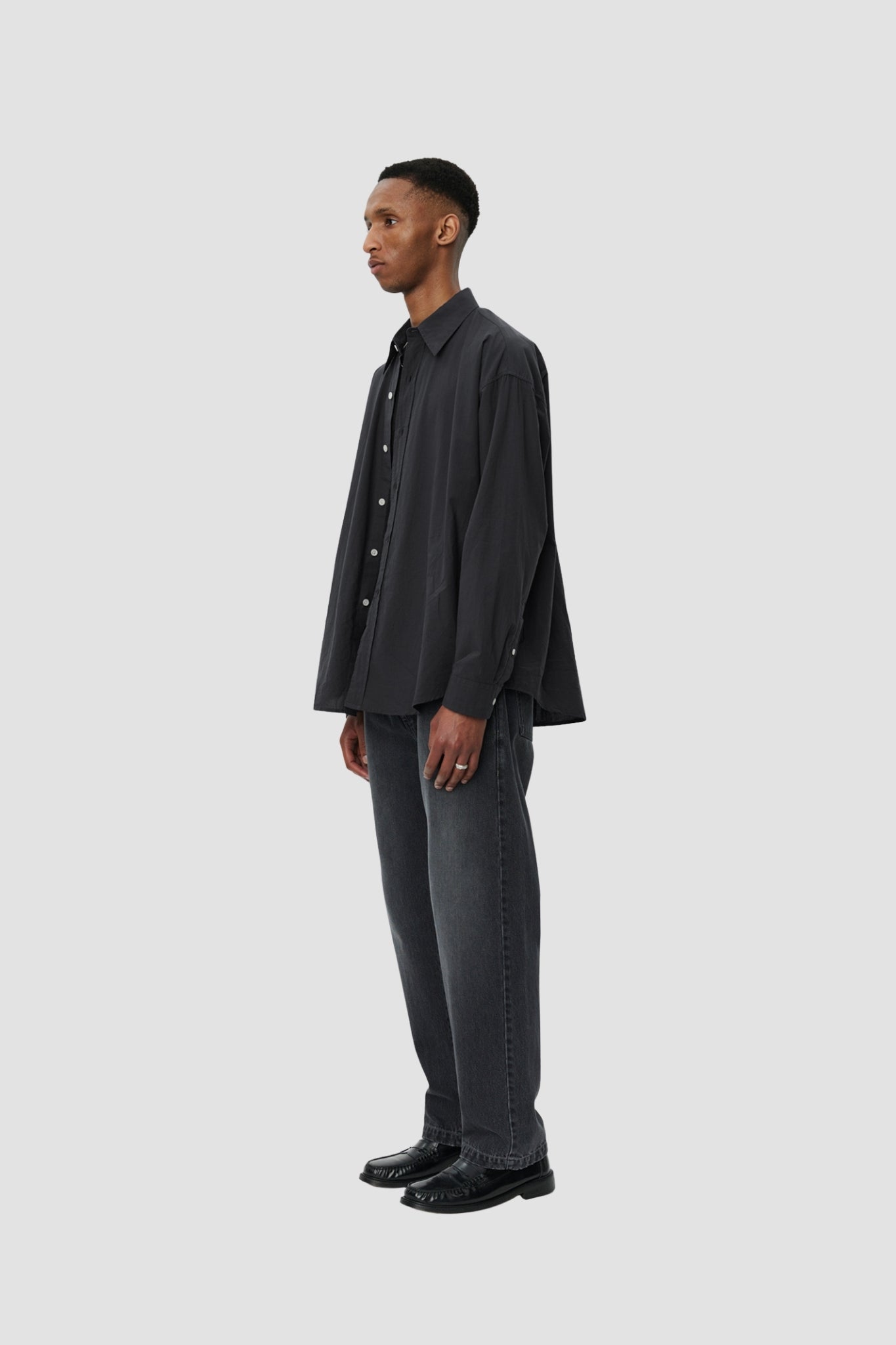 NETWORK SHIRT Graphite Micro Struct