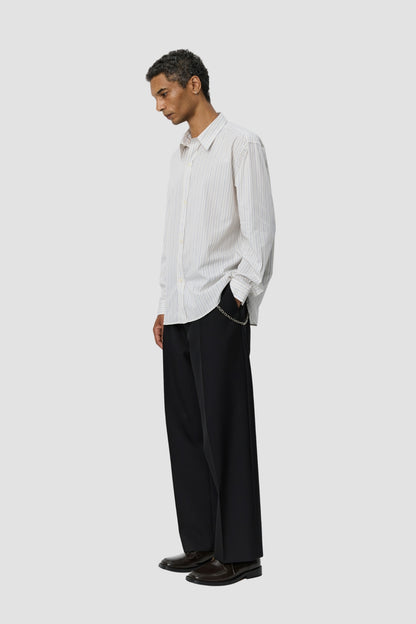 EVENING SHIRT Off White Business Stripe