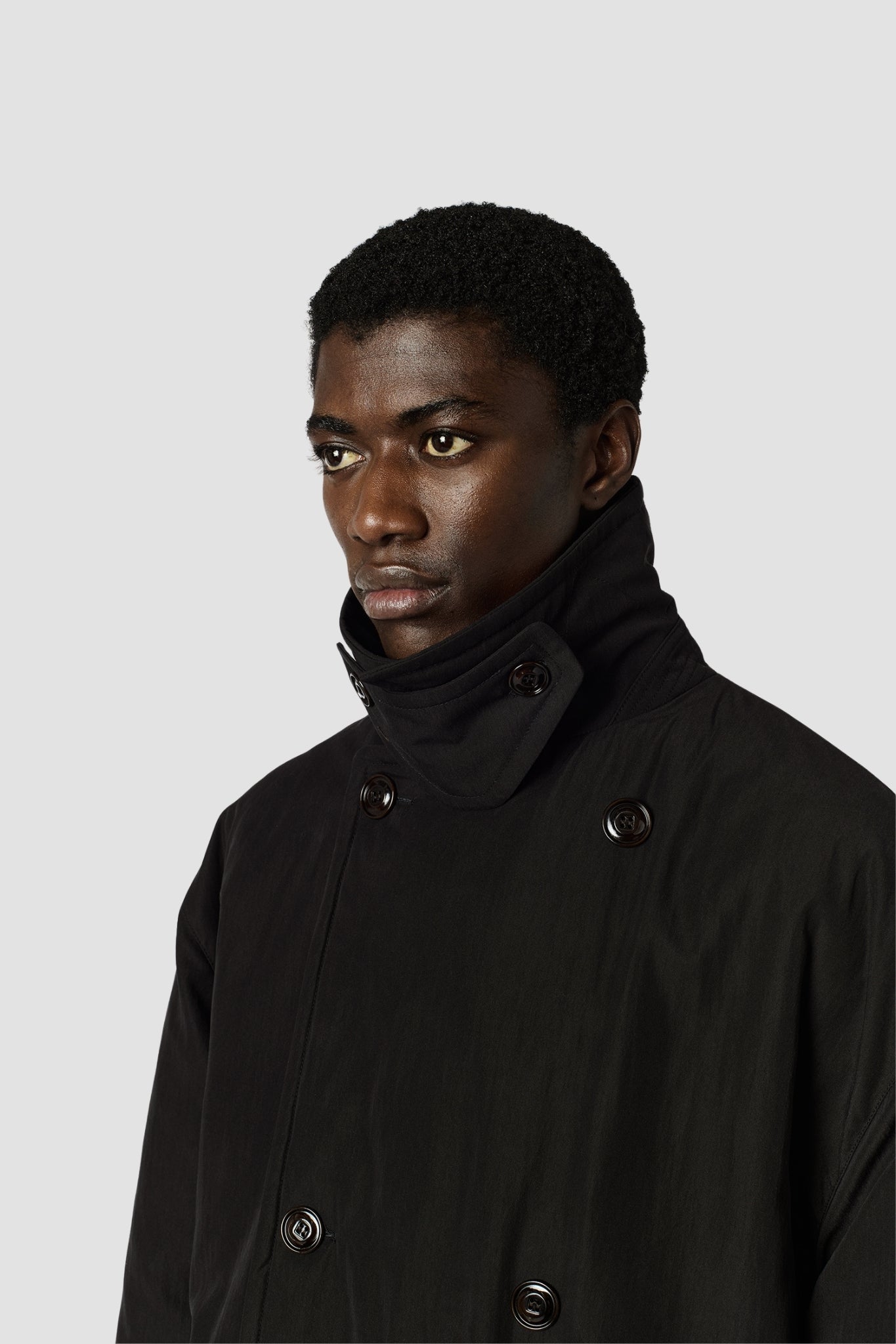 DUVET TRENCH Black Tide Cotton Nylon