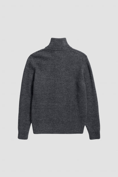 HAGEN FULL ZIP JACKET Dark Grey Melange