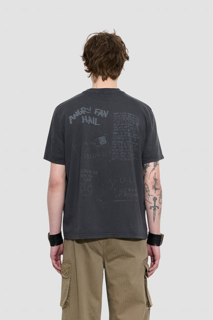 BOX T-SHIRT Angry Fan Mail Print