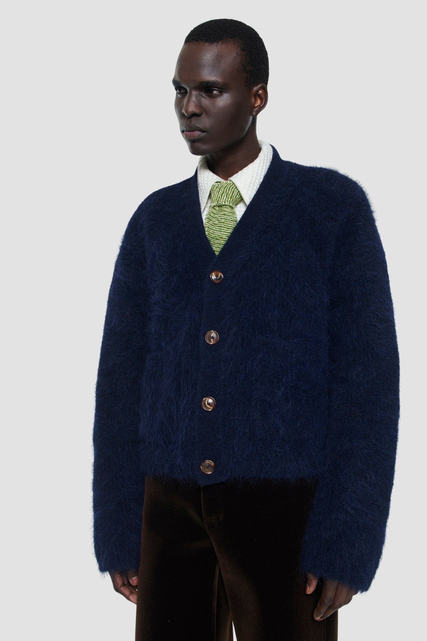 LEE CARDIGAN Neptune Alpaca