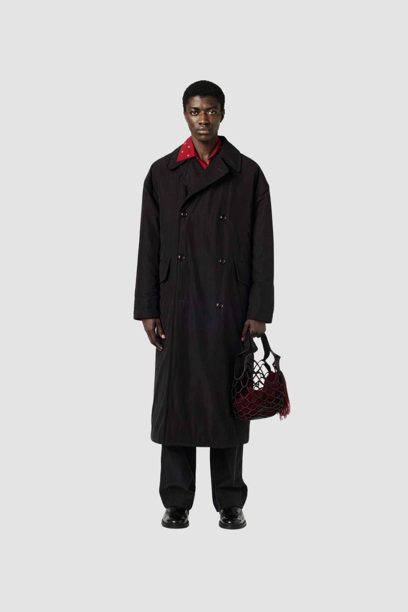 DUVET TRENCH Black Tide Cotton Nylon