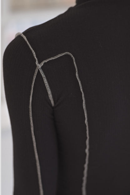 OMATO L/S TEE Murano/ Navy