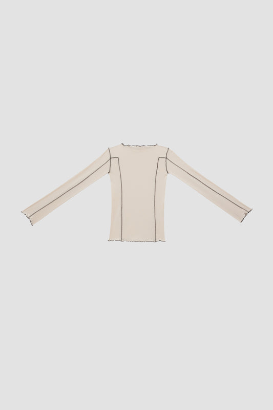 OMATO LONG SLEEVE TEE Dylan Beige