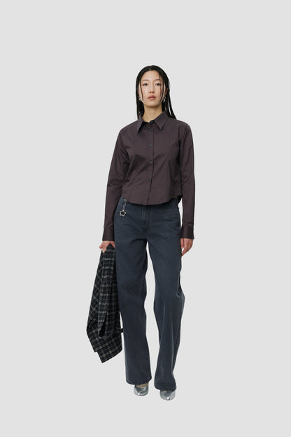 READERS SHIRT Aubergine