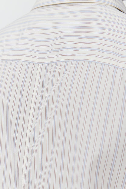 EVENING SHIRT Off White Business Stripe