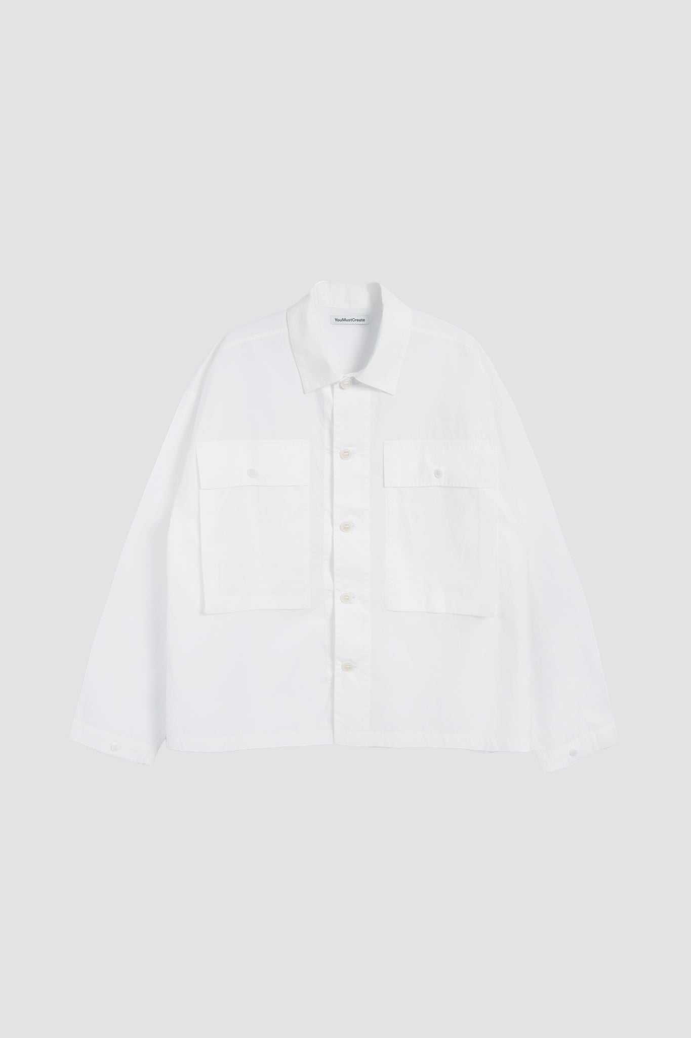 MILITARY SHIRT White