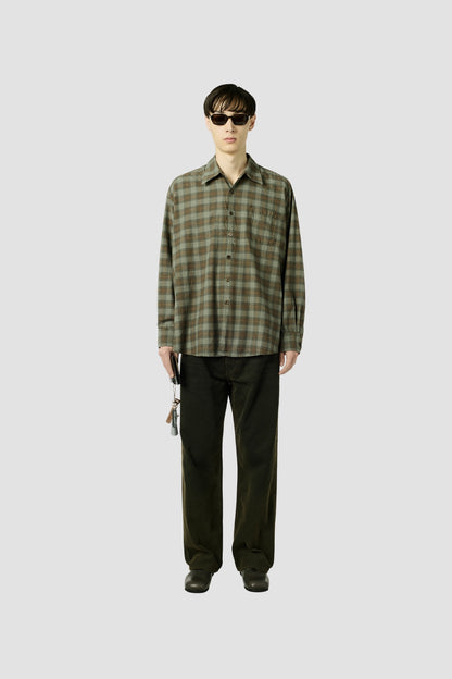 BORROWED SHIRT, Iowa Flannel Check