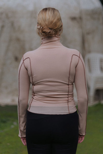 OMATO TURTLENECK Tin Beige