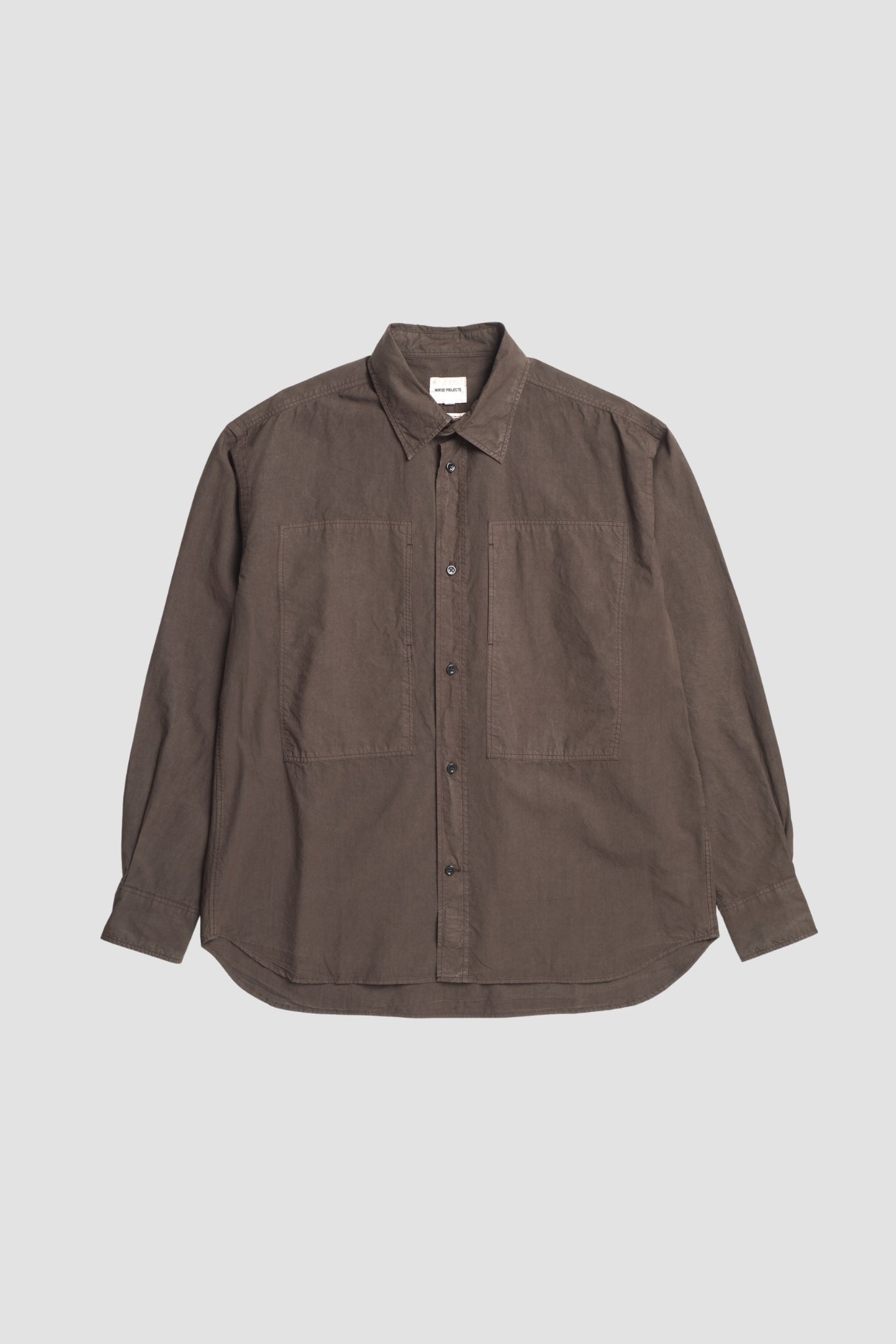 OLE FATIGUE TENCEL SHIRT Espresso