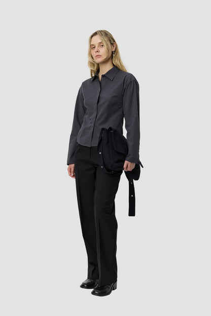 SOFTWARE SHIRT Mushroom Micro CheckPoplin