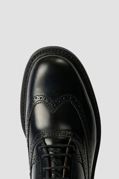 BROGUE PARADE, Black Leather