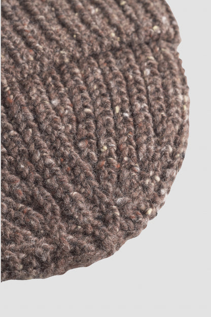 DANIEL DONEGAL RIB BEANIE Seal Brown
