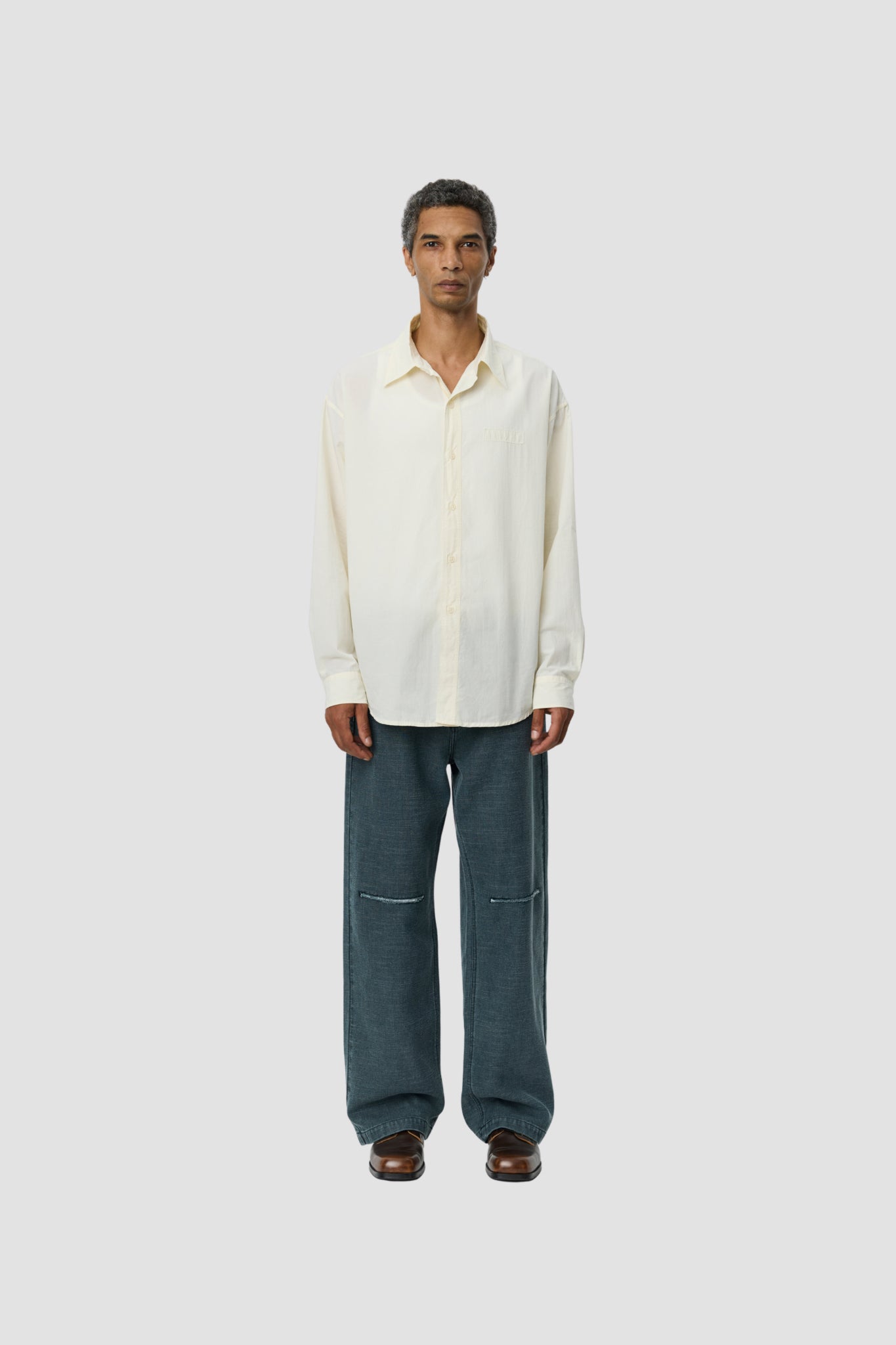 TEST SHIRT Off white Micro Check