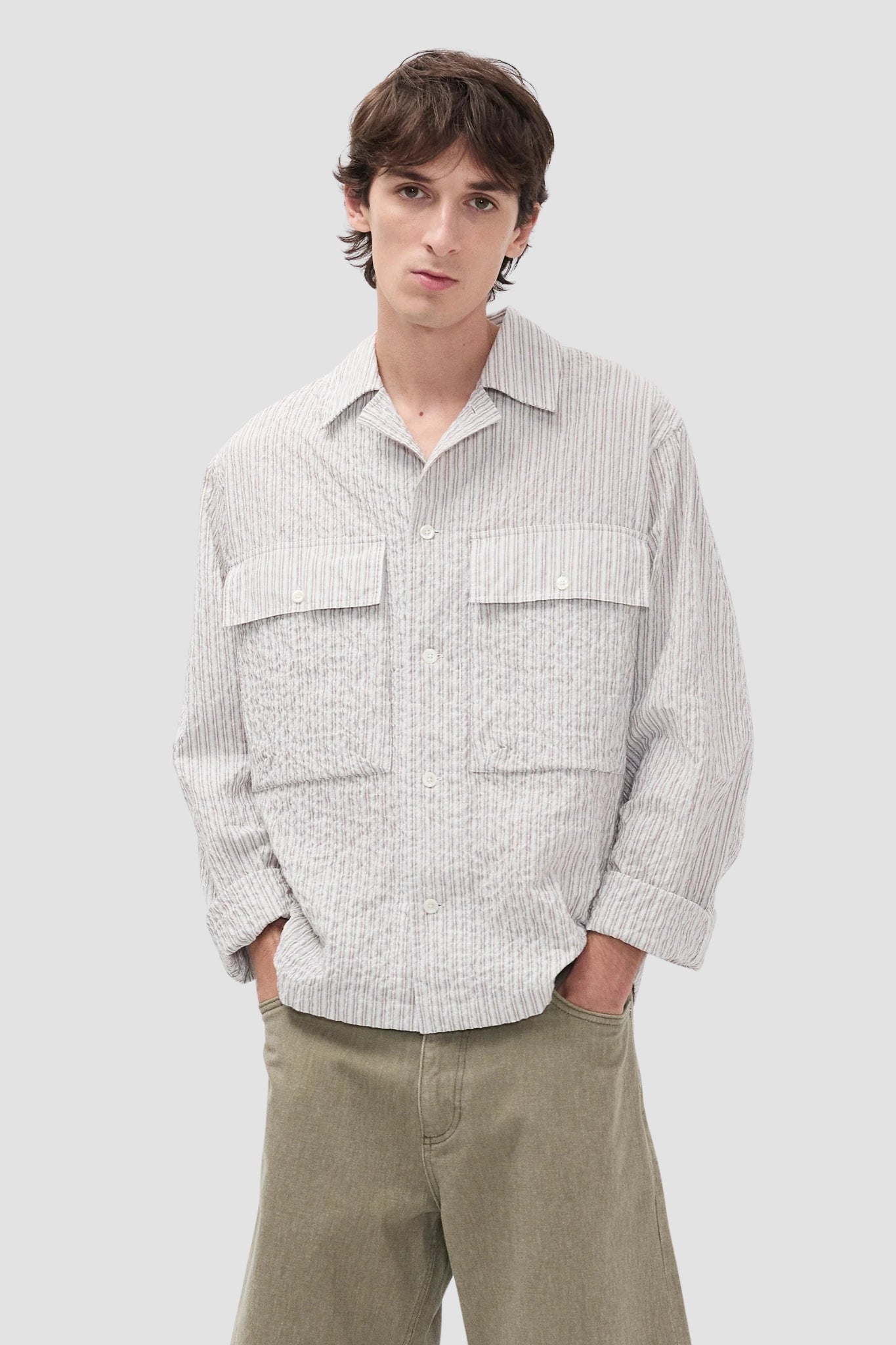 MOLS HUNTING STRIPE SHIRT Multi Color Stripe