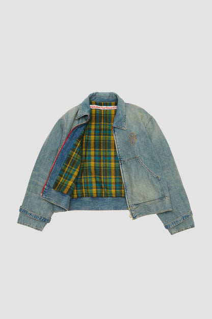 WORK JACKET LINED Sand blue