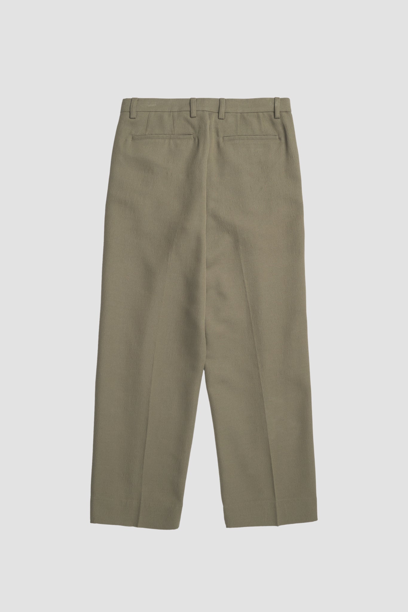 BENN RELAXED PLEATED TROUSER Olive Night