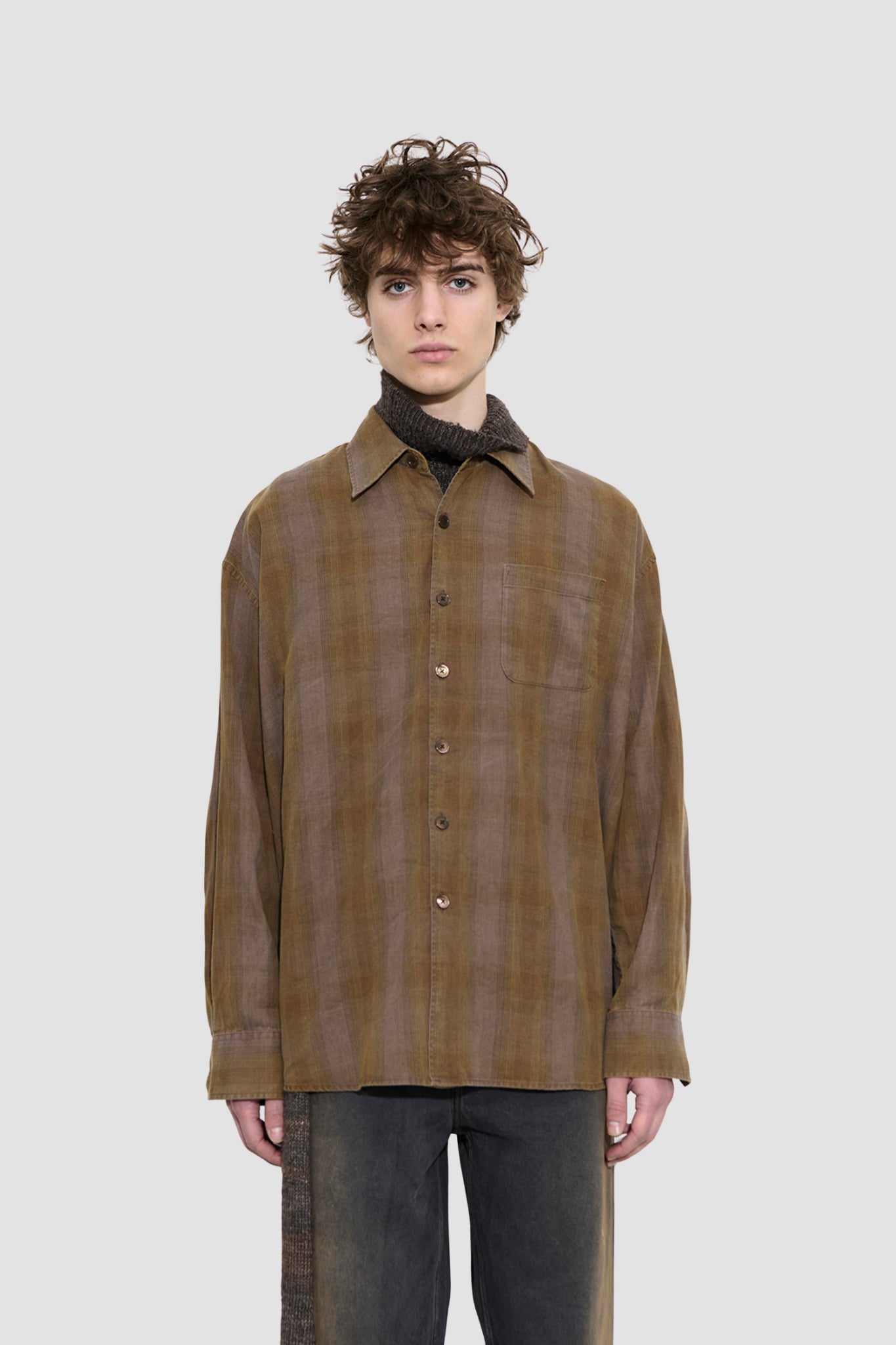 BORROWED SHIRT Dakota Flannel Check