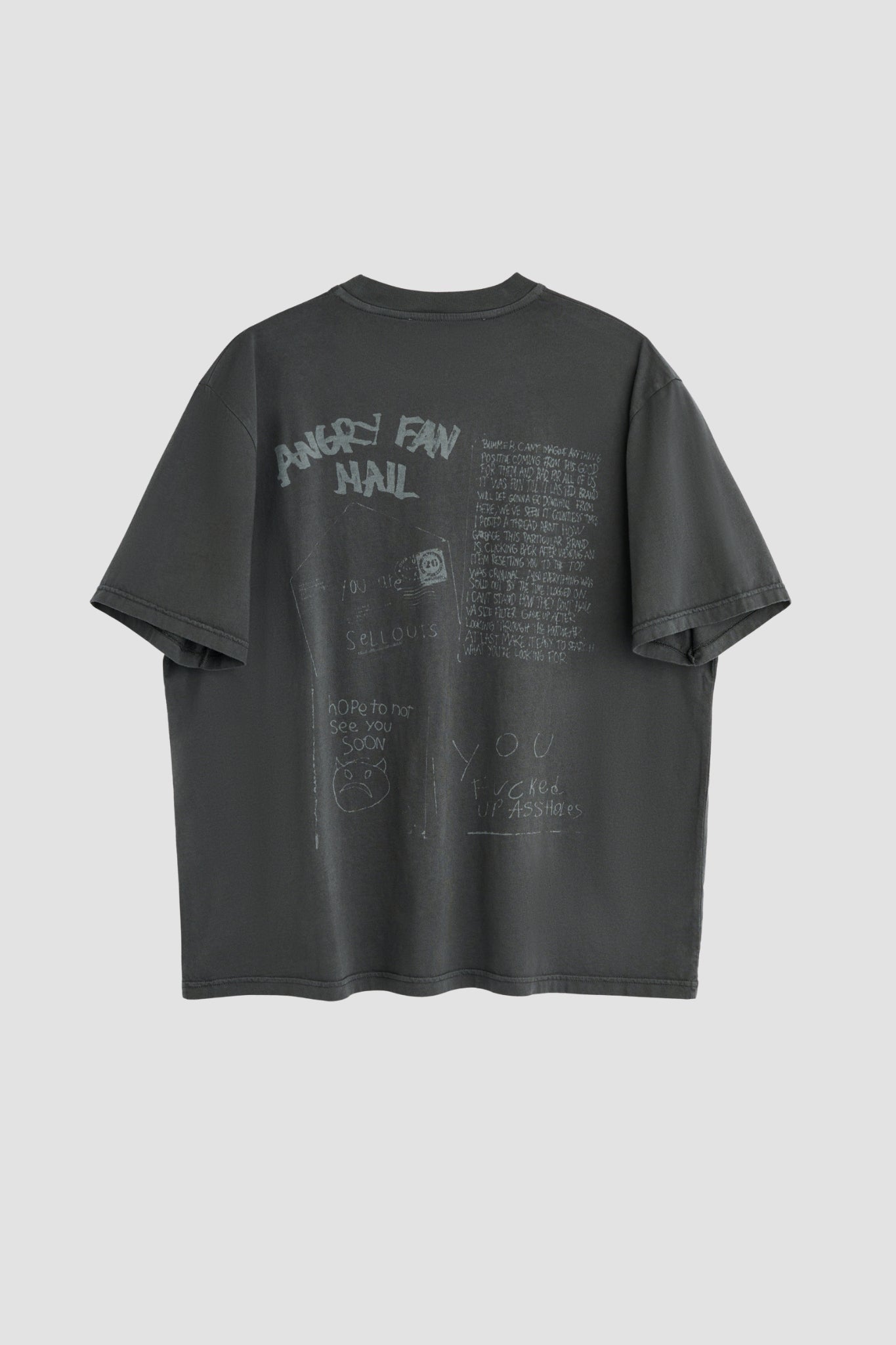 BOX T-SHIRT Angry Fan Mail Print