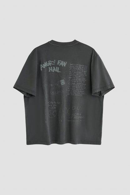 BOX T-SHIRT Angry Fan Mail Print