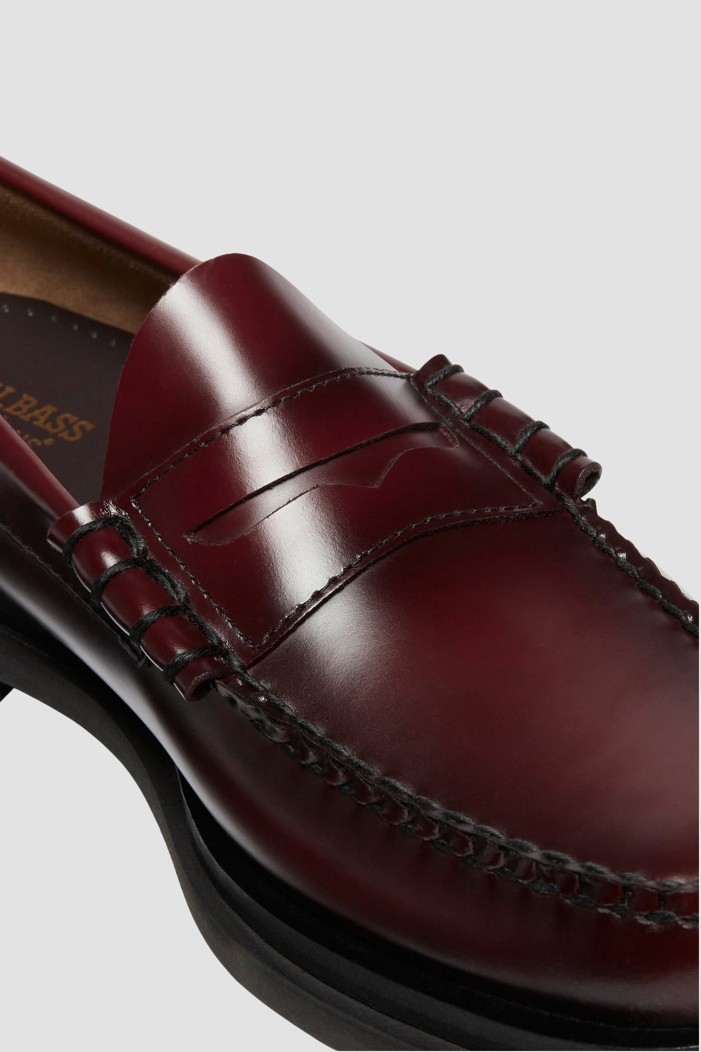 WEEJUN STEP LARSON MOC PENNY Wine Lthr