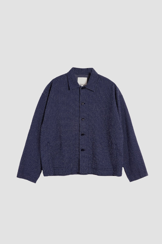 PJ OVERSHIRT BLUE-WHITE