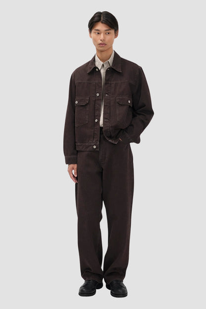 KORSHAVN RELAXED 5 POCKET RESIST DYED TWILL Shale