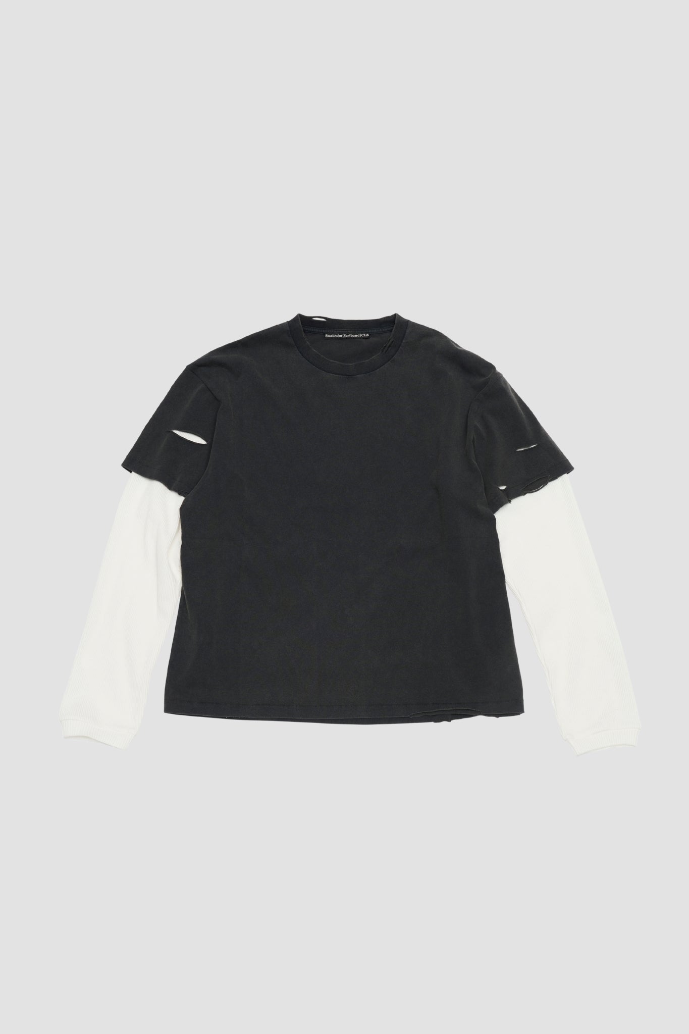 LAYER BOX TEE Black