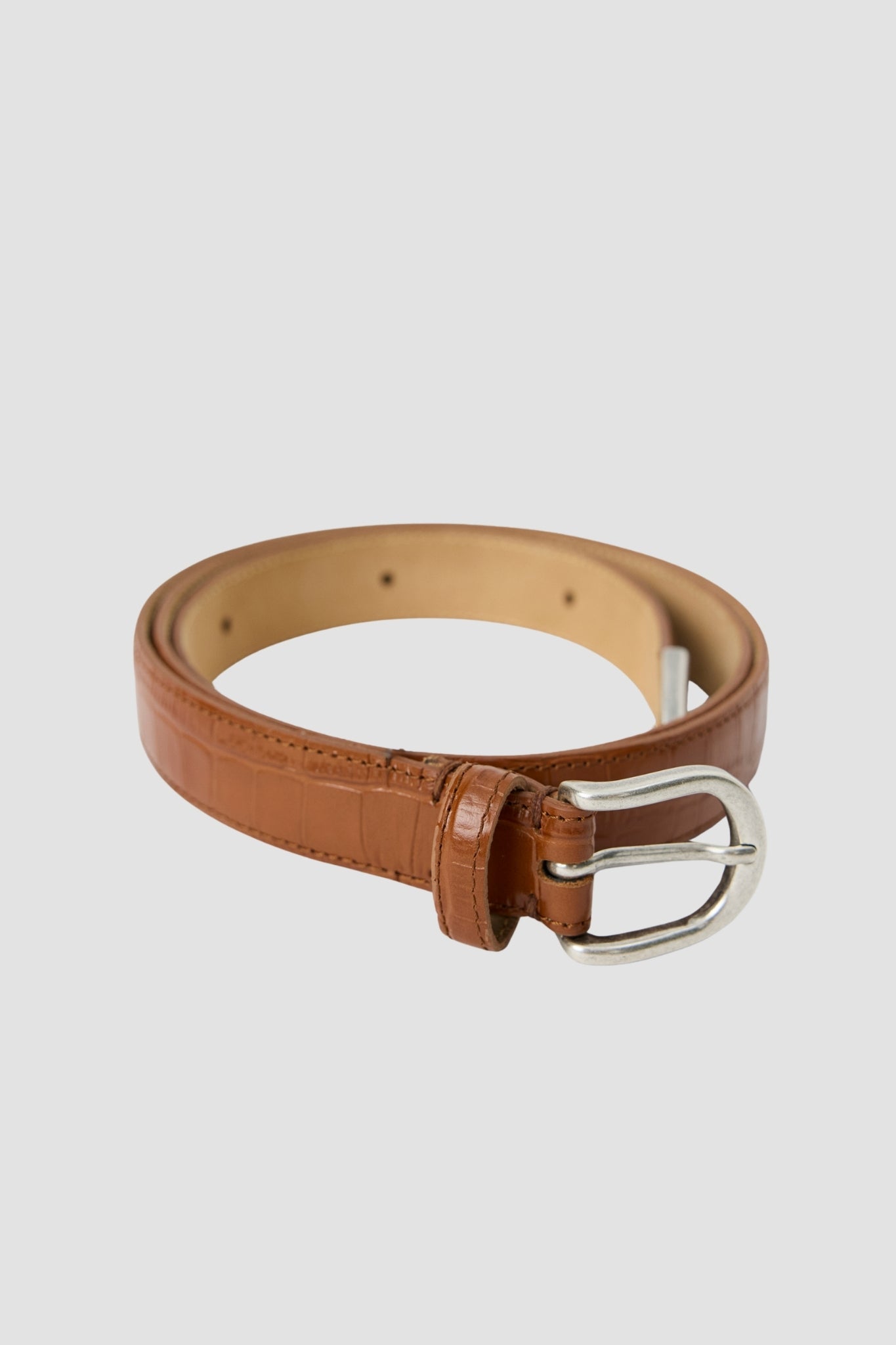 OCCASION BELT Russet Croc