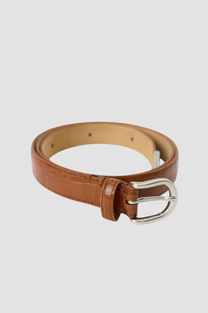 OCCASION BELT Russet Croc