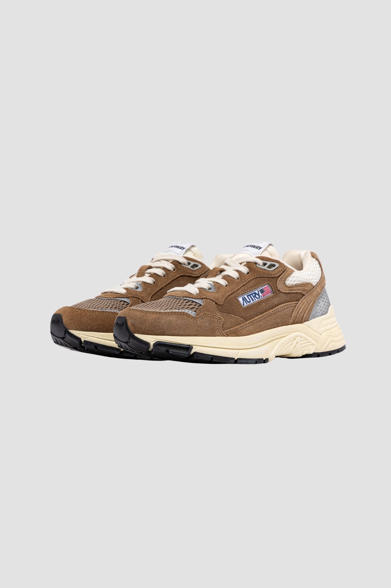 HYPERWAY LOW SUEDE/MESH Cigar/Silver