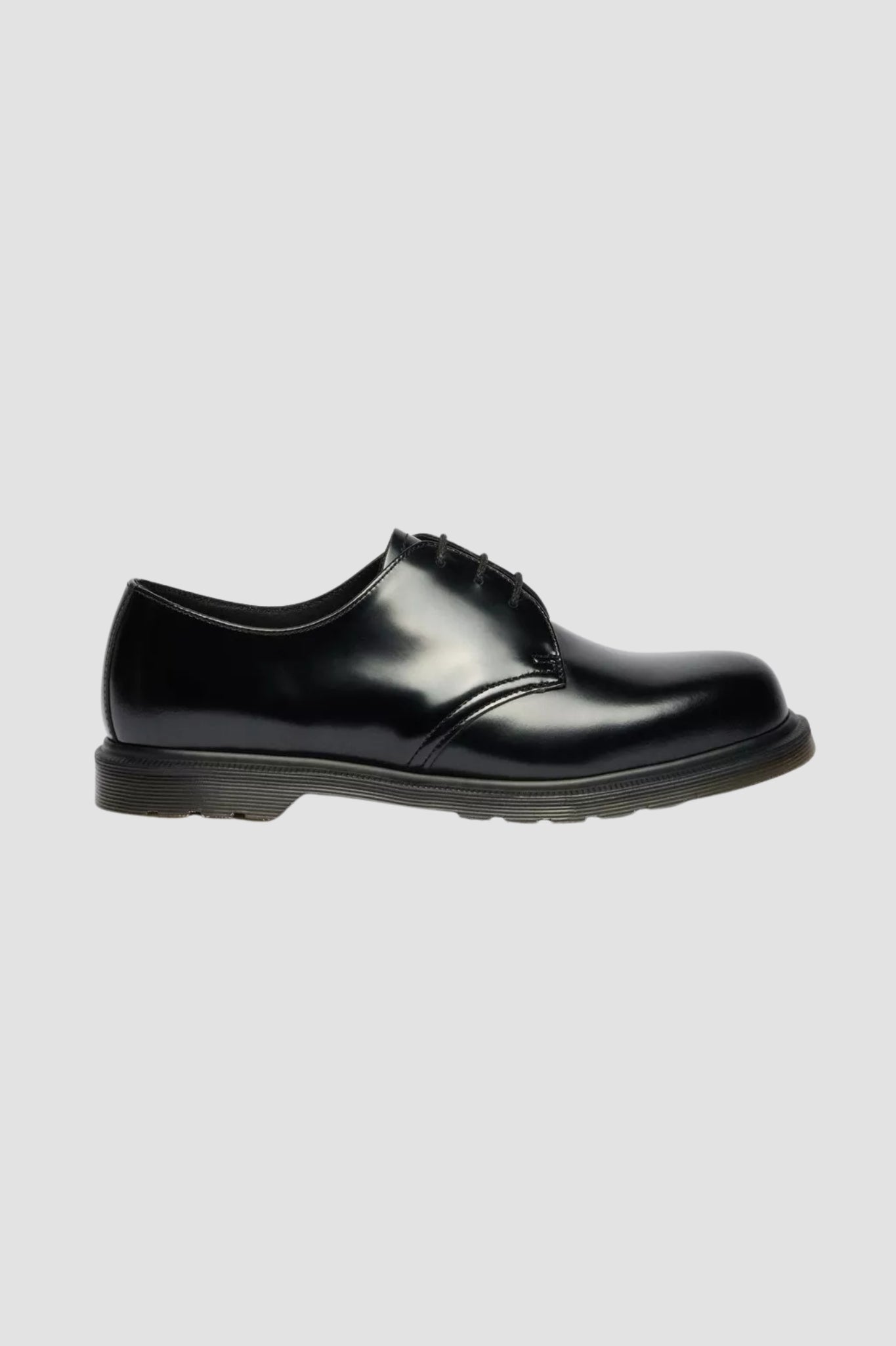 MAYFARE SHOE Black polished smooth