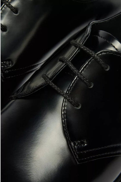 MAYFARE SHOE Black polished smooth