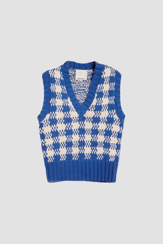 HEIDI TANK blue check