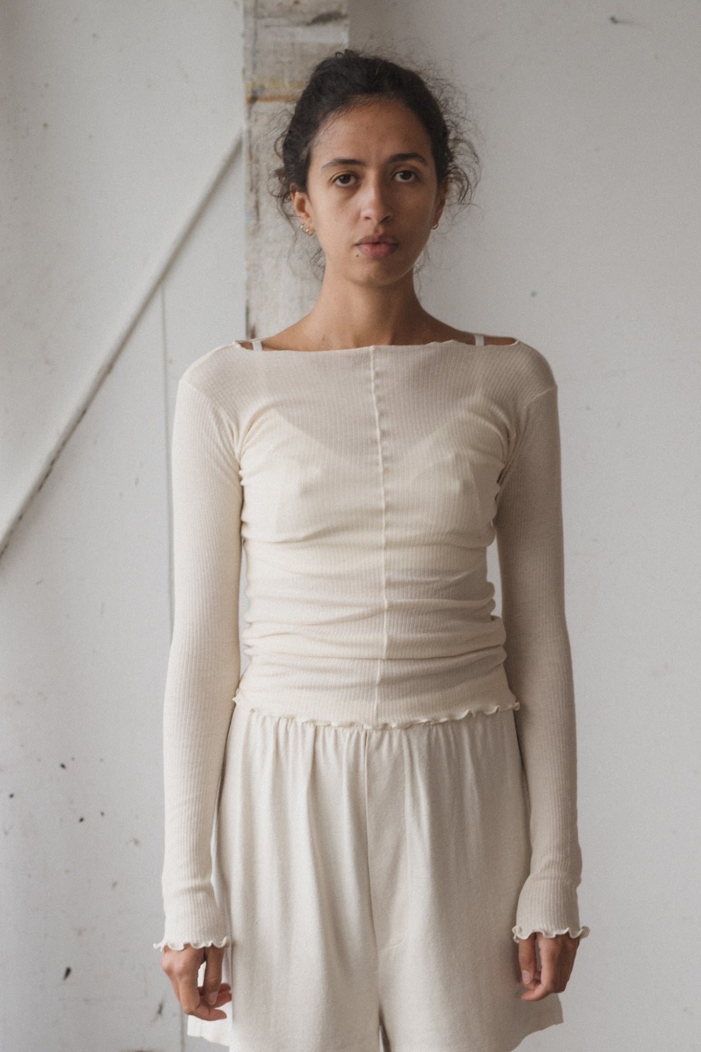 PAMA LONG SLEEVE Off White