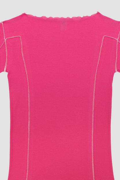 OMATO LONG SLEEVE TEE York Pink