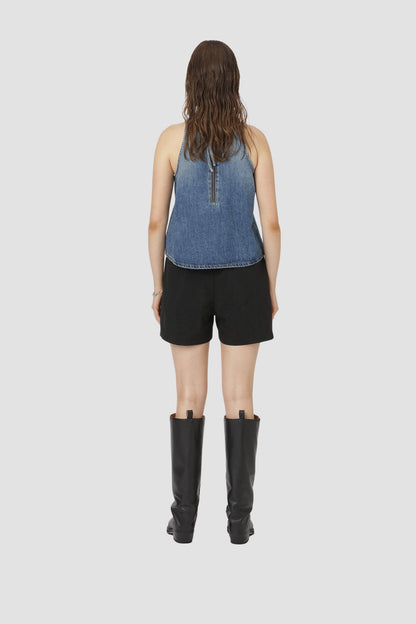AMANDA NYLON SHORT Black