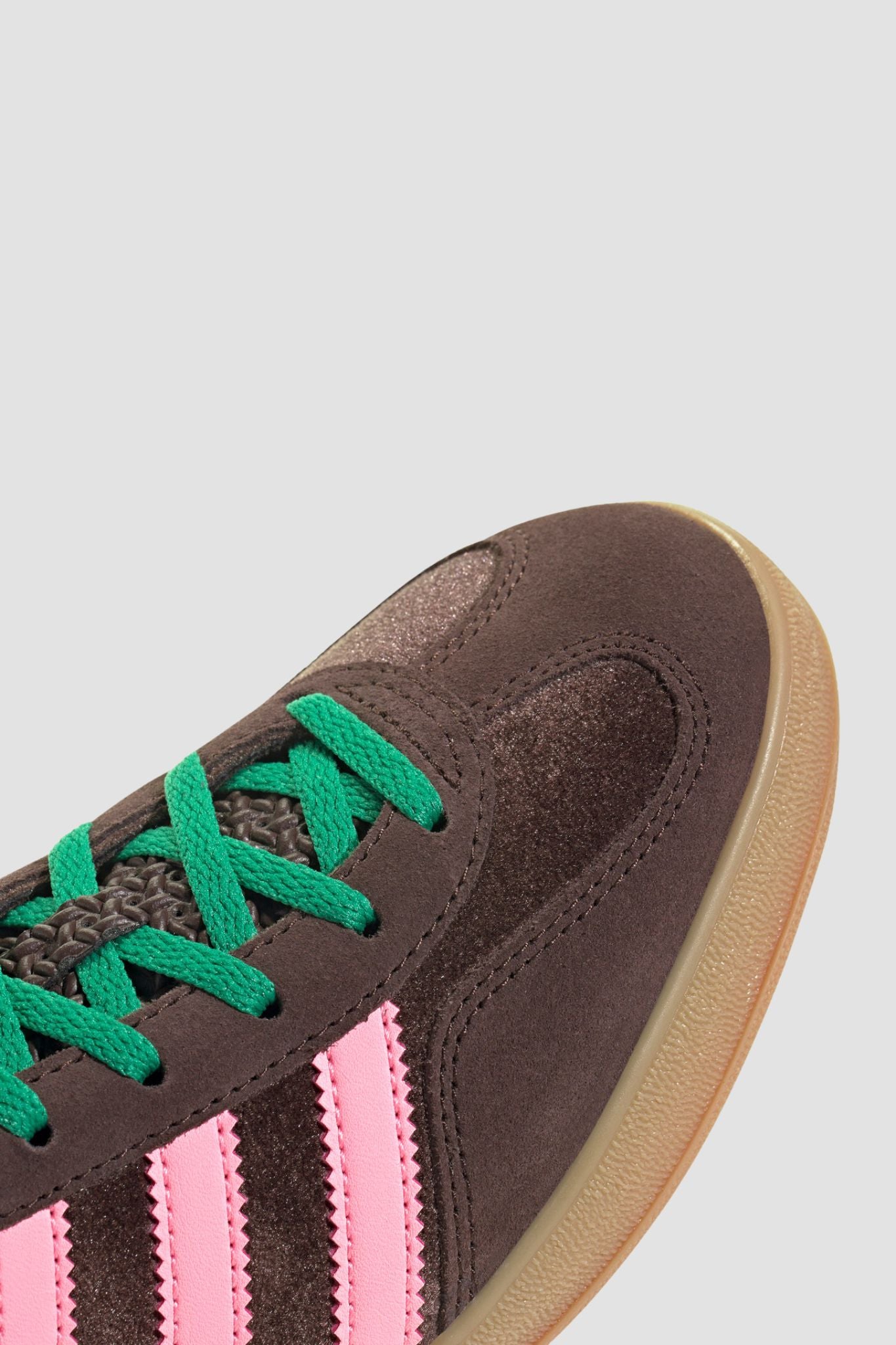 GAZELLE INDOOR Dark Brown / Glow Pink / Court Green