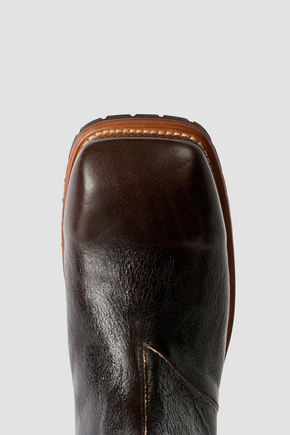 ENGINE BOOT Deep Americano Leather