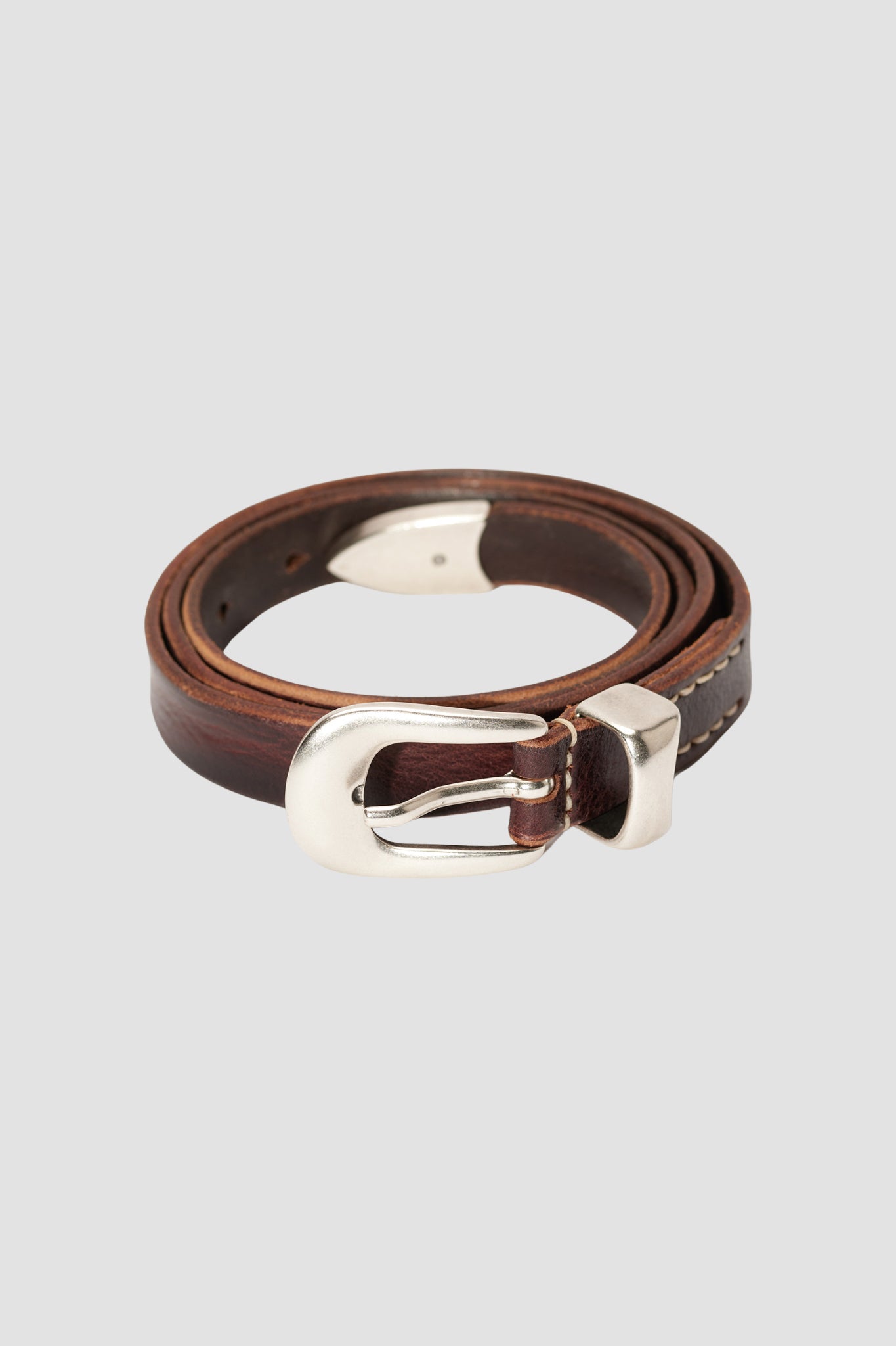 2 CM BELT Brown Leather