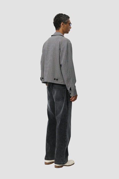 MAIL JACKET Taupe Check