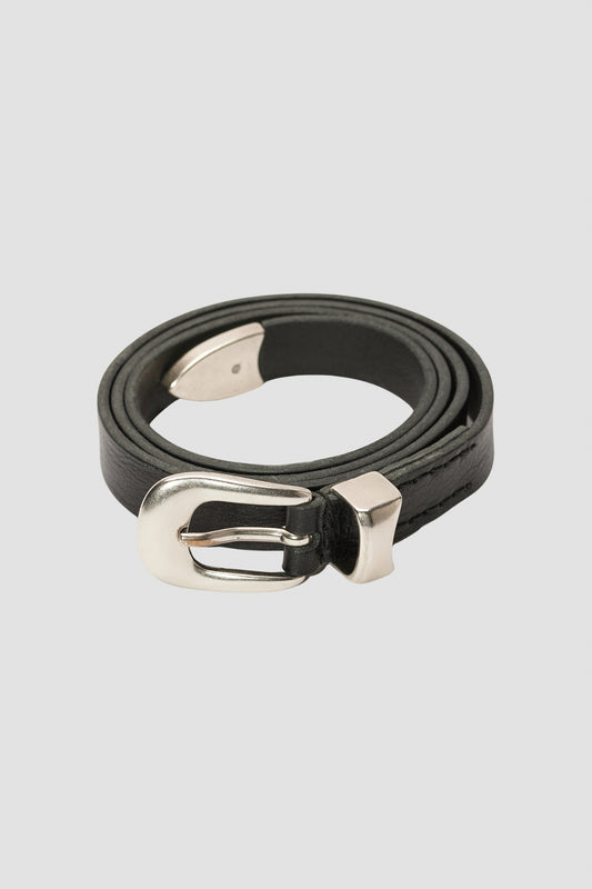 2 CM BELT Black Leather