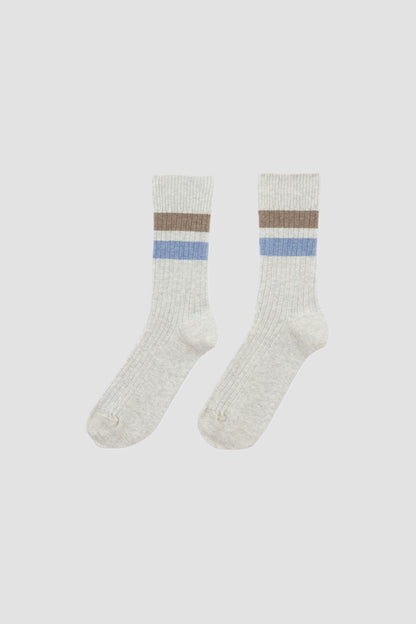 Race Overankle Socks Grey Mel