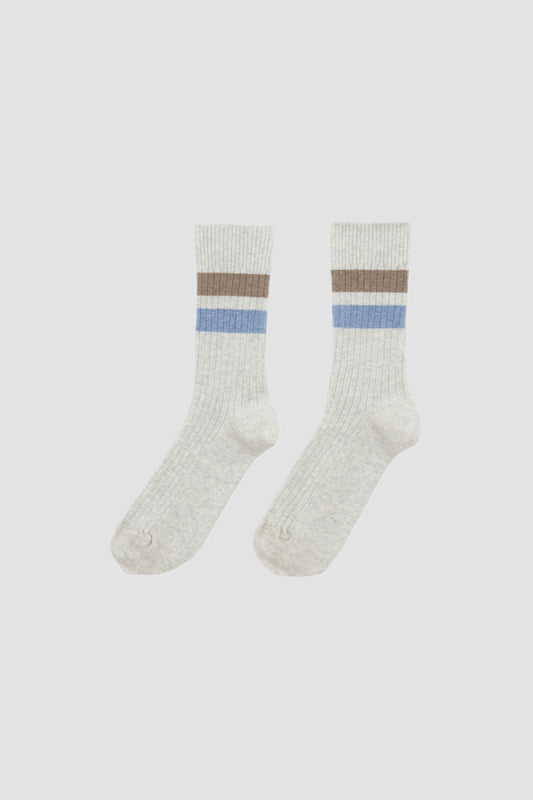 Race Overankle Socks Grey Mel