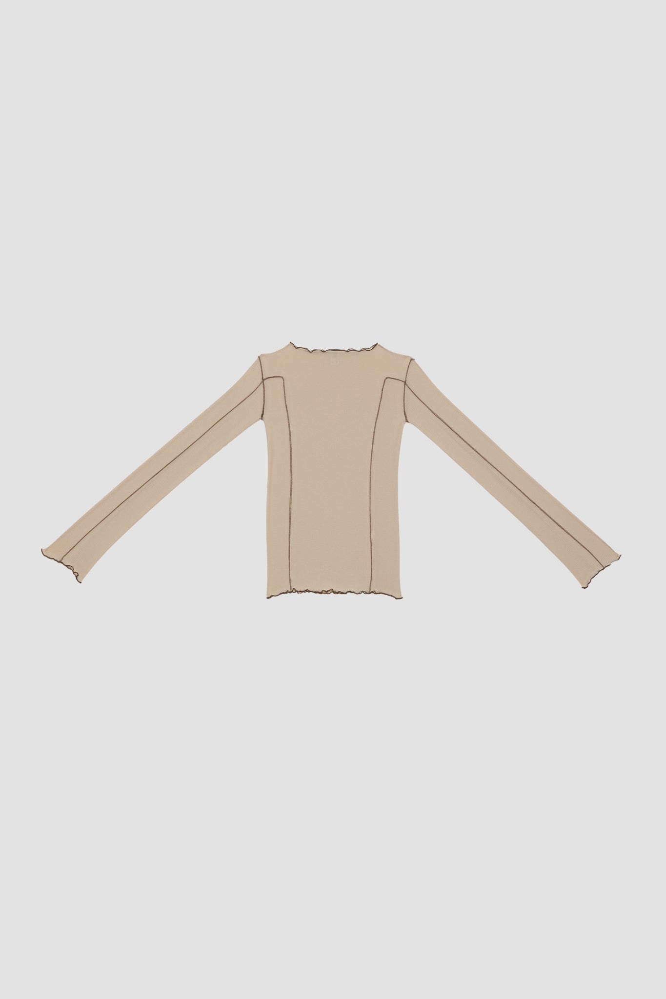 OMATO LONG SLEEVE TEE Tin Beige